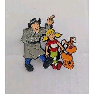 Inspector Gadget with Penny & Brain Pin Double Post